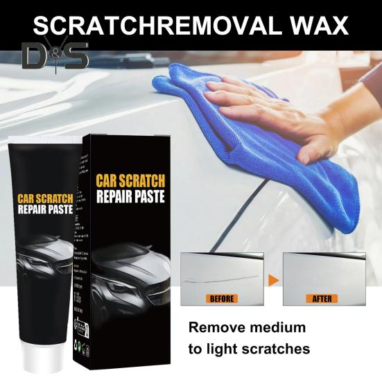 Car Scratch Repair Cream 120ml Automotive Paint Scratch Repair Polishing Wax Deep Scratch Filler for Vehicles Car Scratch Remover Kit with Sponge And