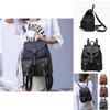 Chic Women's Pu Leather Backpack With Soft Material And Wear Resistant Design