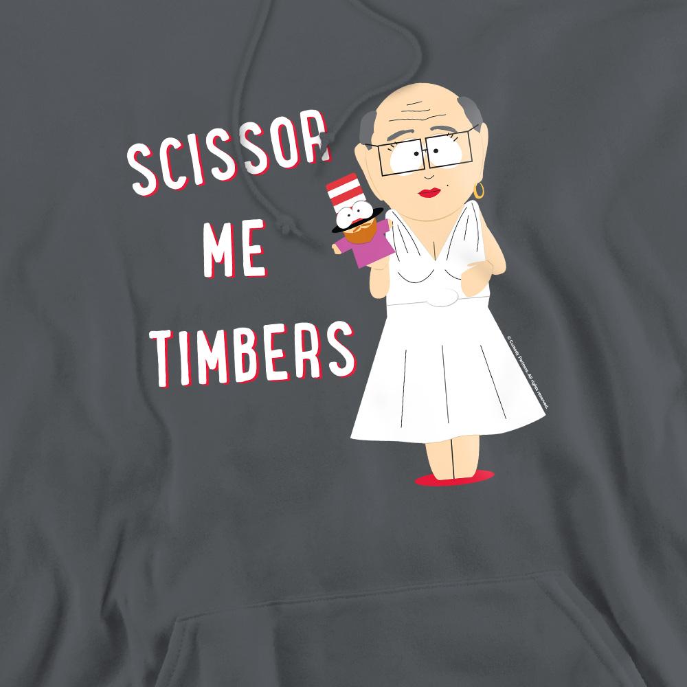 South Park Mens Scissor Me Timbers Hoodie