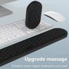 Handgelenkstütze Kreatives Tastatur-Handgelenkauflage-Pad Wasserdicht Einfarbige Mausmatte Weiche Oberfläche 3D-Tastaturhalter Gamer