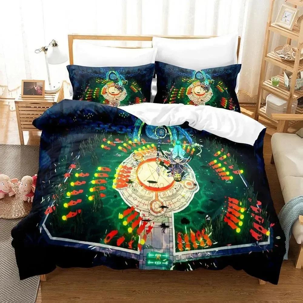

Comforter New 3D Print Anime Game Cult Of The Lamb Bedding Set Single Twin Full Queen King Size Bed Set Adult Kid Bedroom Comforter (quilt)-EU Single(135*200cm)3pcs