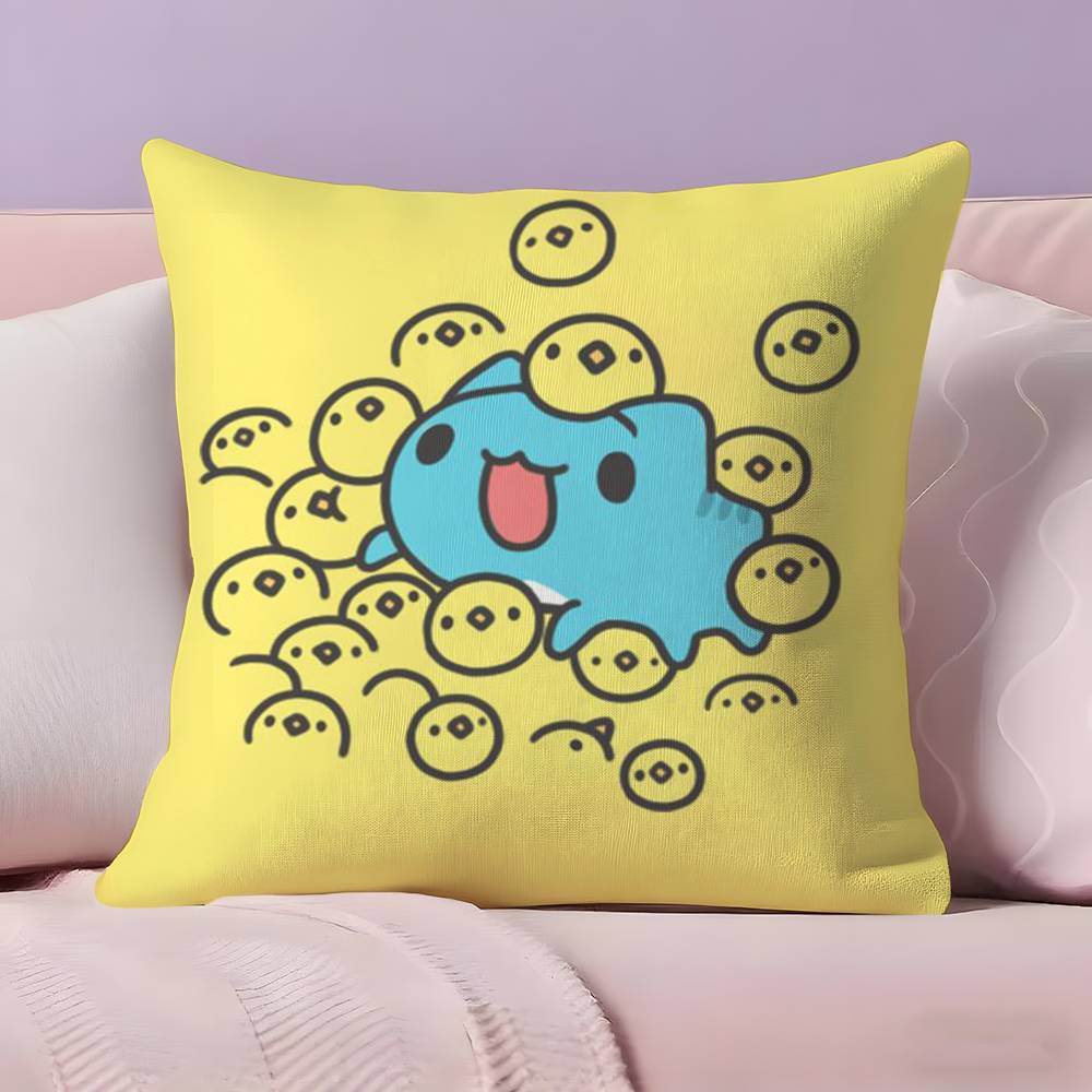 Наволочка B-Bugcat C-Capoo Ультрамягкая, приятная для кожи Ткань Облачный Комфорт и Скрытая Молния 30cmx30cm