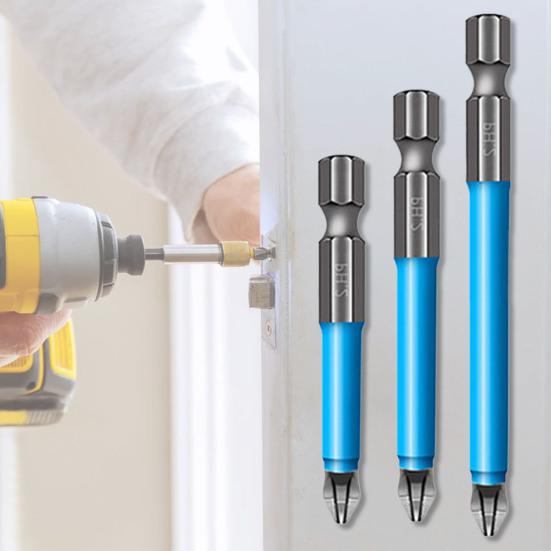 

3 шт./5 шт. 25-150 мм отвертка с различными характеристиками, высокопрочные противоскользящие магнитные биты из хром-ванадиевой стали для электрической ручной дрели