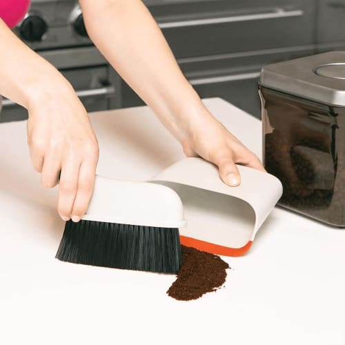 OXO Compact Dust Pan & Brush Set, Orange, 1334280