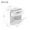 Weijian Punch-Free Wall-Mounted Bathroom Tissue Box with Storage