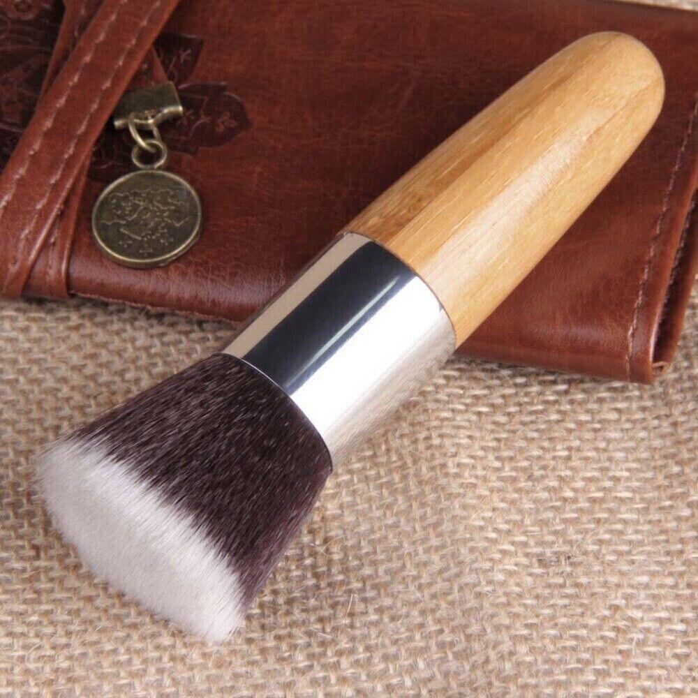 

Powder Foundation Cosmetic Tool Makeup Brush Round Buffer Flat top Brush Powder Blusher Brush