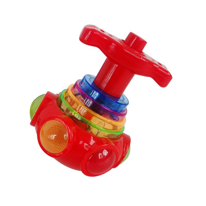 Colorful Luminous UFO Music Gyroscope with Lights and Sound