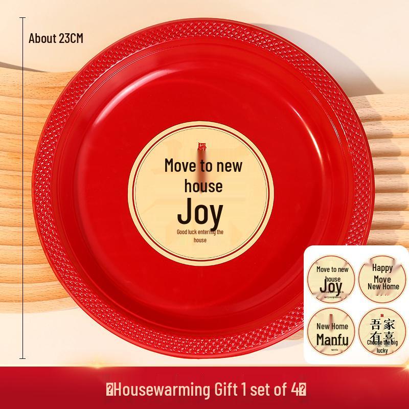 Housewarming Dried Fruit Plate - Creative New Home Decoration Ceremony Piece