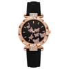 Women'S Diamond Quartz Watch Fashion Belt Watch Two-Piece Set Light Luxury Bracelet Set Women'S Watch