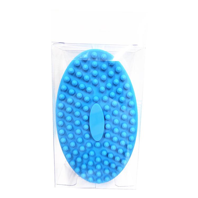 Baby Silicone Bath Brush - Soft Shampoo and Sensory Tactile Brush for Kids.