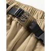 Cargo Pants Men's Winter Fleece-lined Thick Casual Trousers Bags Japanese-Style Retro Functional Thick Heattech Ankle Banded Pants Tide