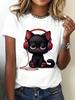 Womens Tshirt Design Is Simple and Exquisite Soft and Comfortable and Versatile Fashion Personality Graphic T Shirts YK Top