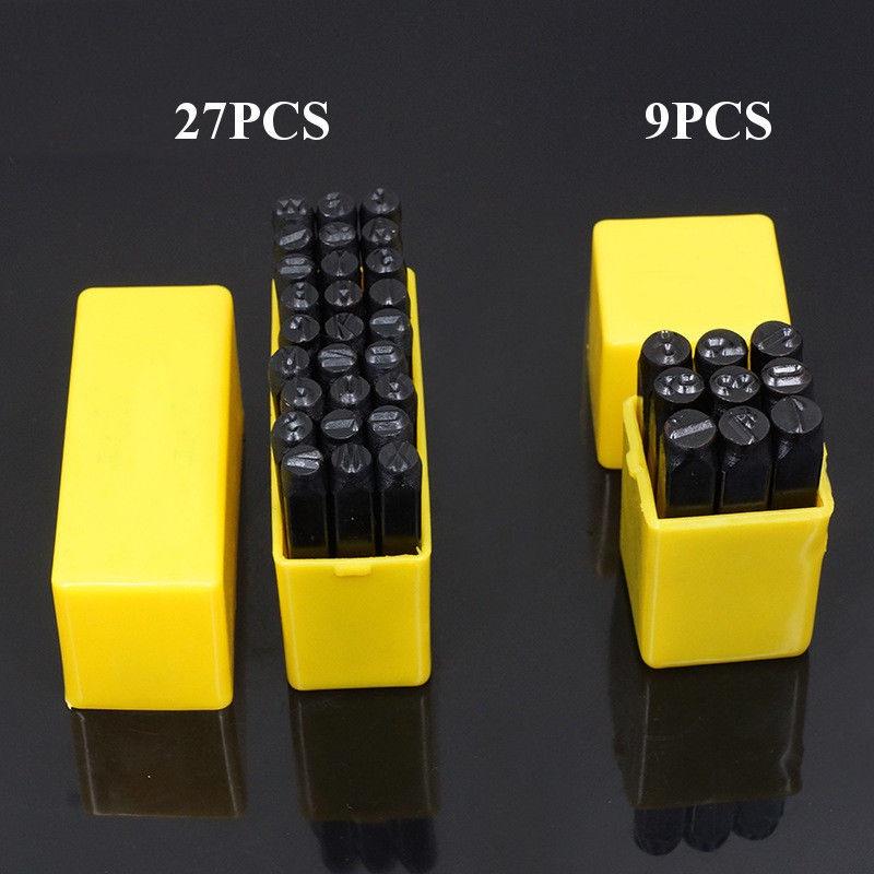 Premium Quality Alphabet And Number Stamps Craft Set For Metal And Leather Projects