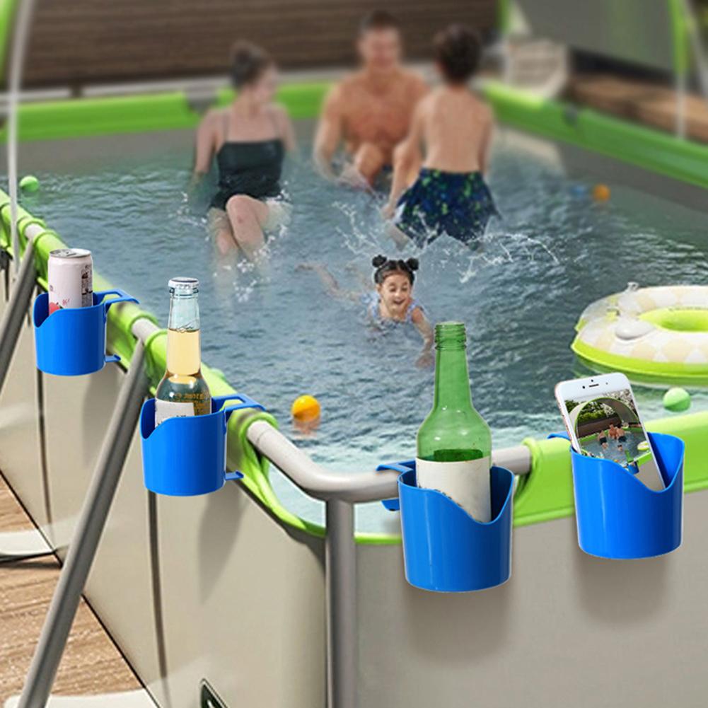 Poolside Essential Caddy For Snacks Universal Fit Easy Installation For Aboveground Organizer