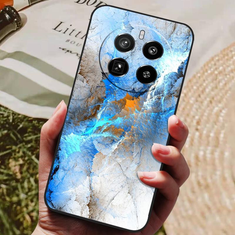 Für Realme 12 Pro Plus Hülle Luxus Handy Silikon Rückseite für Realme 12 Plus Hüllen Realme12 pro+ plus Schutzhülle Capas