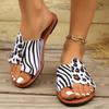 Women's Summer Leopard and Zebra Print Slippers