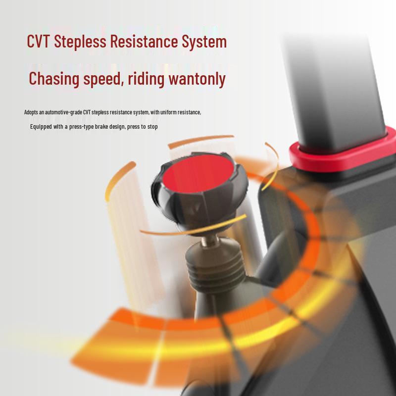 Shock-Absorbing Indoor Exercise Bike with Magnetic Control