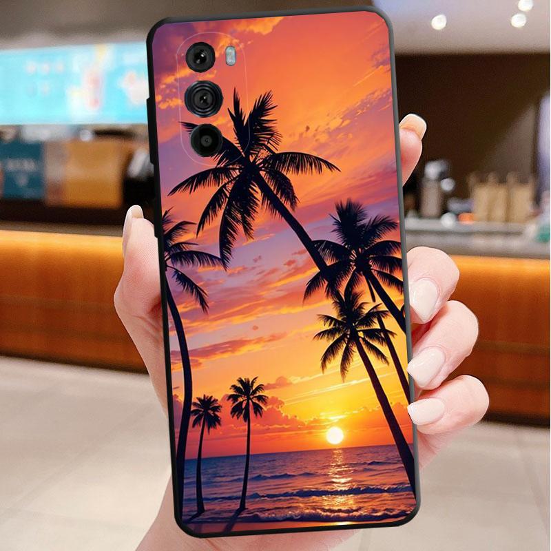 

Summer Beach Palm Tree Phone Case For Motorola Edge 50 40 Pro 60 50 40 30 Ultra Neo Fusion Moto G Play G Stylus G Power G 2025 Moto Edge 60 Fusion