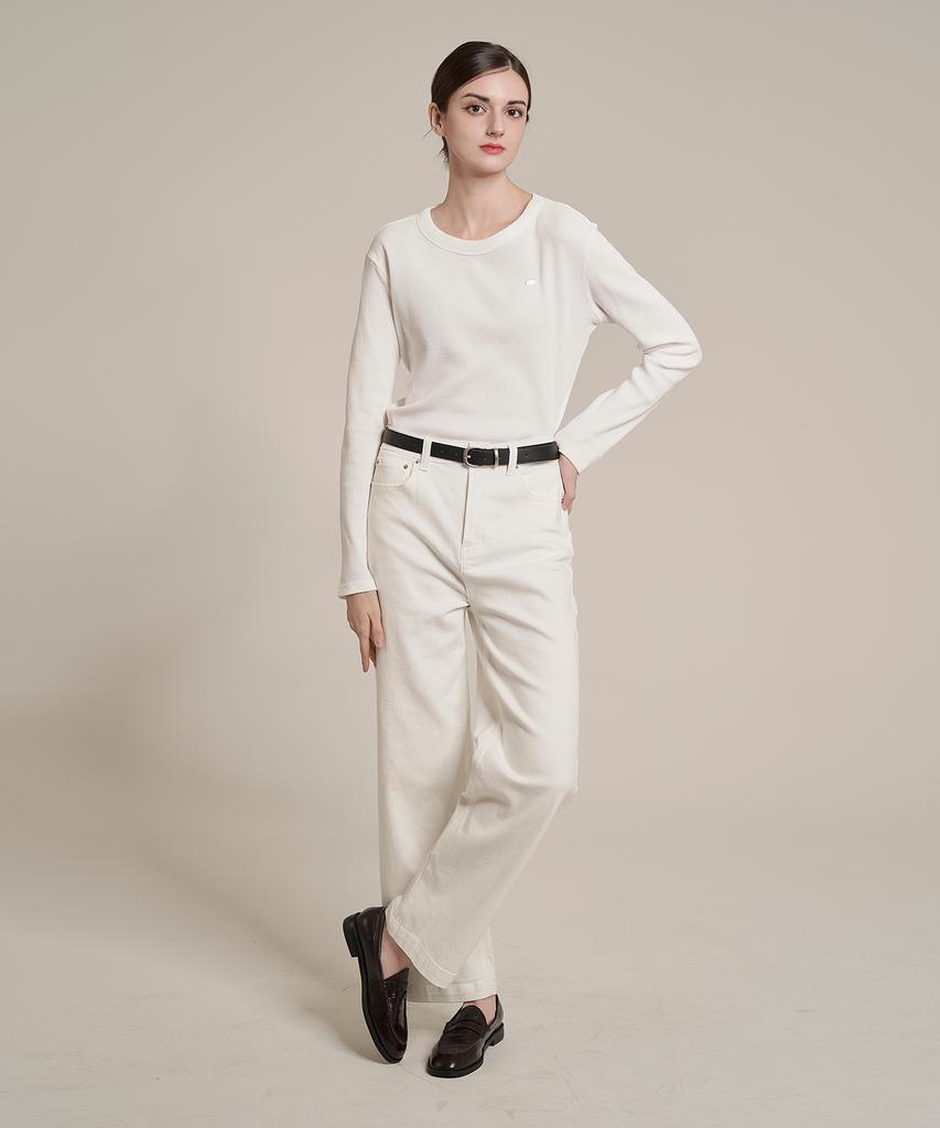 Iteoneolmomeonteu Waffle T-Shirt _ White