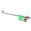 10Pcs Rod Tip Clamp Fishing Pole Fish Bite Lure Alarm Alert Twin Bell Ring Clip