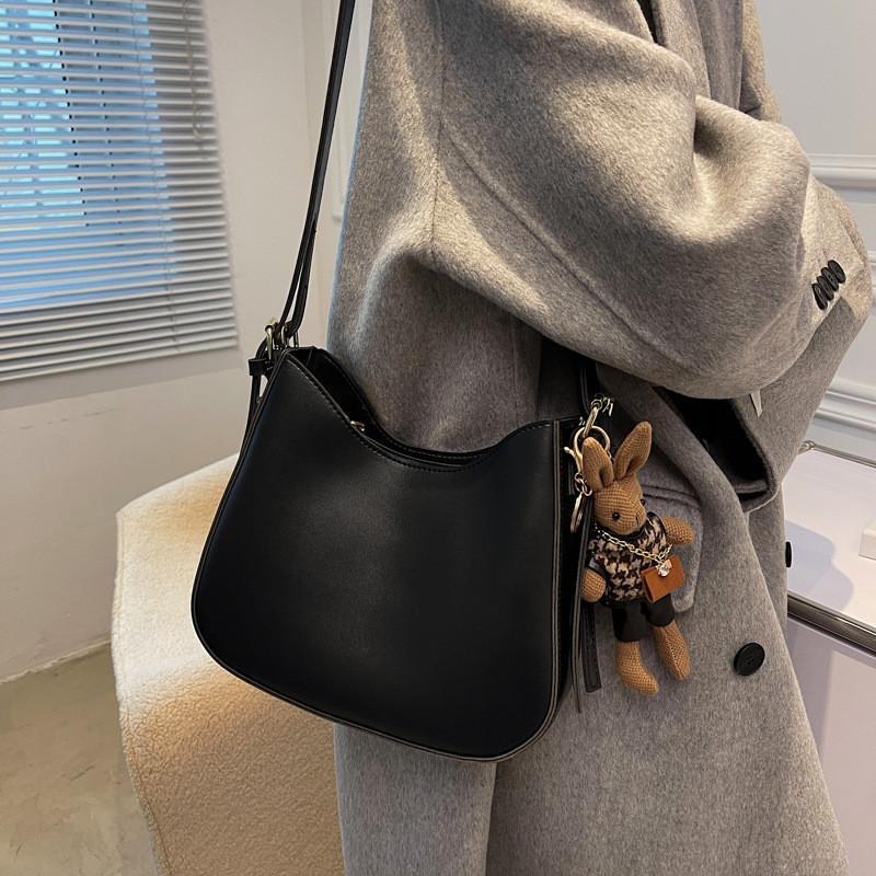 High-end Fashion Shoulder Bag Women's Korean Style Retro Simple Lady Crossbody Bag