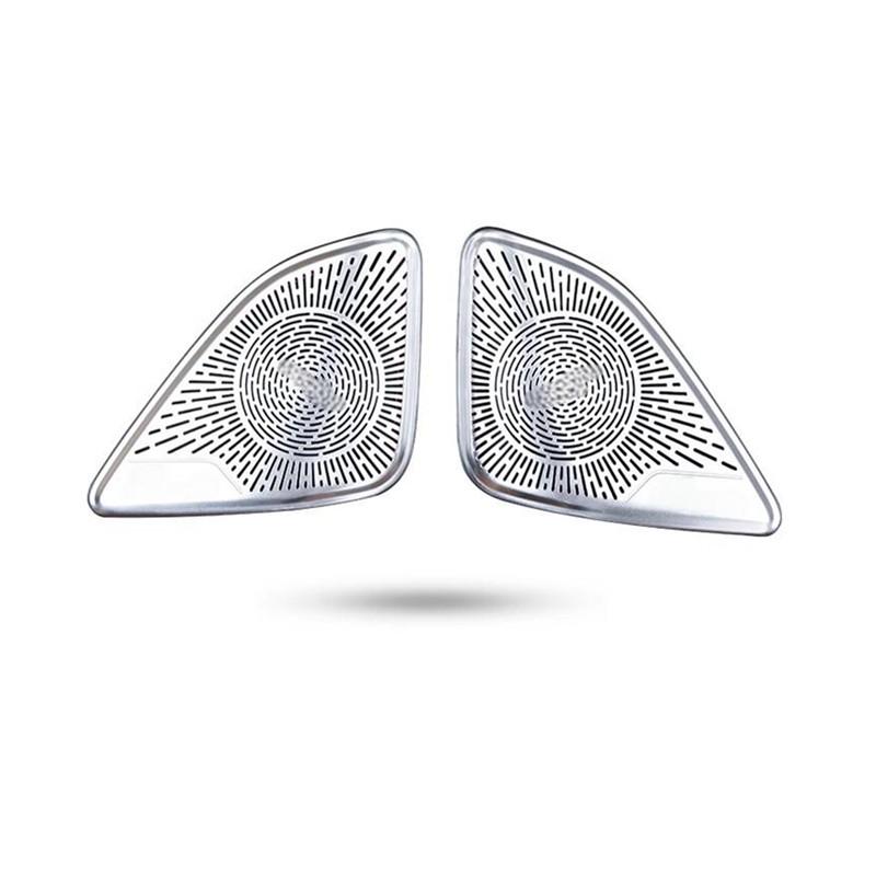 

Car Horn Cover Door Horn Protective Cover A-pillar tweeter Horn Cover Stainless Steel For Mercedes Benz C Class W206 2022-2025 Left hand drive