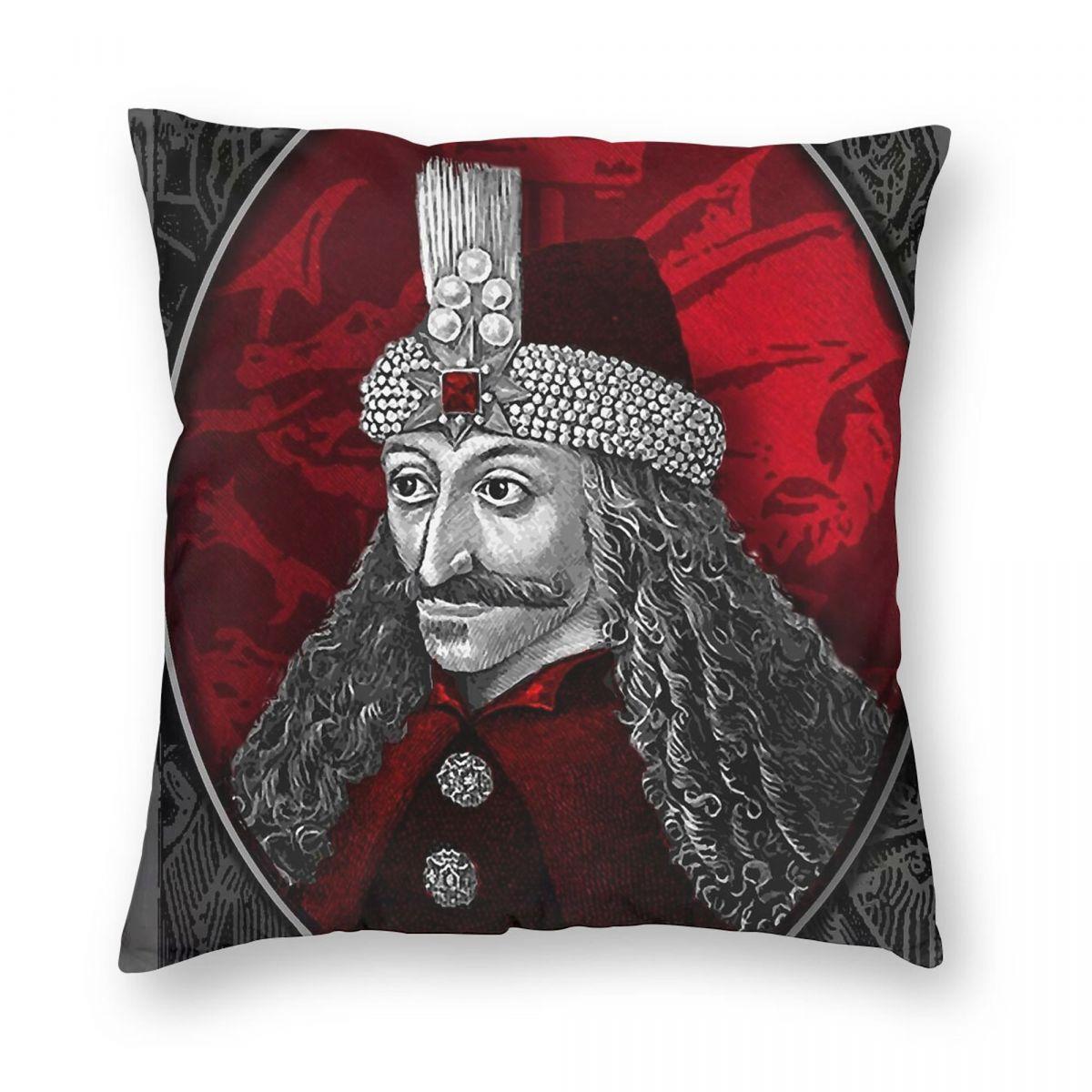 

Vlad The Impaler Gothic Pillowcase Polyester Linen Velvet Printed Zip Decorative Car Cushion Cover 45x45 12x12Inch