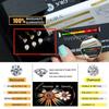 Hot Sale Price D Color 1Carat VVS Diamond Moissanite Earring 925 Sterling Silver Moissanite Stud Earrings for Men Women