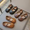 New Children Leather Shoes for Girls Shoes Kids Soft Bottom Anti-skid Outside Walking Shoes Split Toe Prom Party Footwear H03092