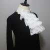 Wrist Cuffs Victorian Detachable Jabots Collar Ruffled Yarn Jabots Neck Collar Adults Stage Party Victorian Ornaments