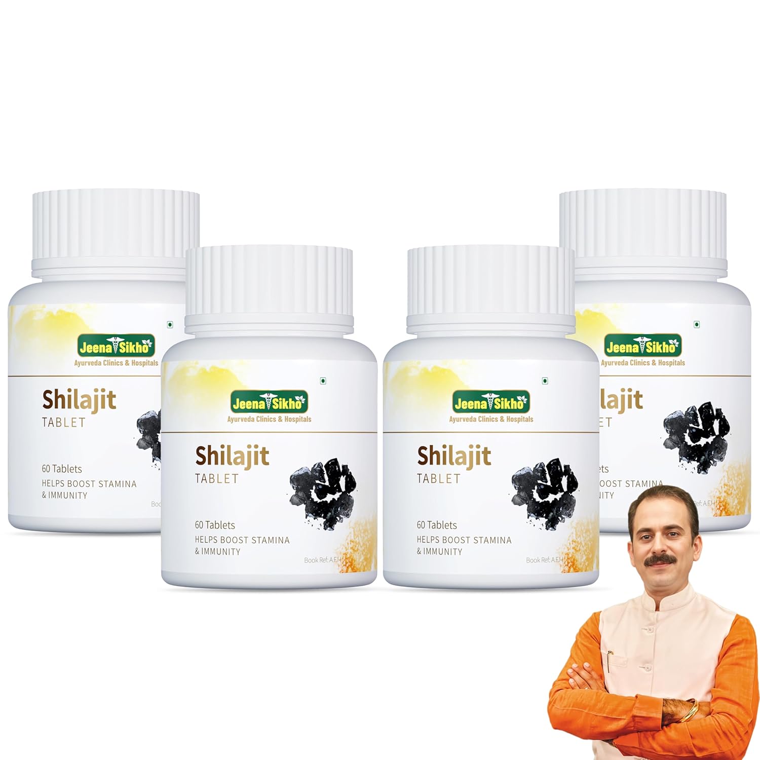 

Jeena Sikho Shilajit Herbal Tablets For Men Strength Stamina Daily Energy Support Muscle Recovery Pack Of 4 60 Tablets