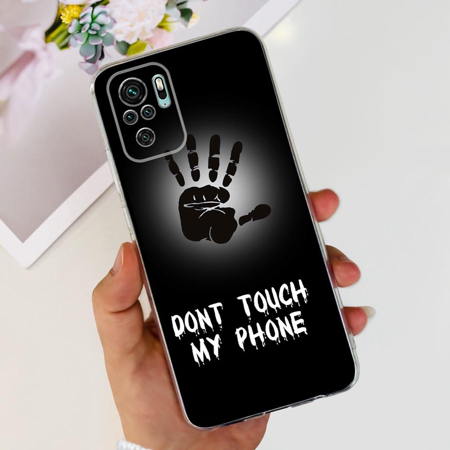 For Xiaomi Redmi Note 10 Case Note 10S Cute Cartoon Painted Cover Soft Silicone Case For Redmi Note 10 Pro Max Note10 10S Fundas