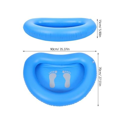 PHENOFICE Foldable Inflatable Foot Bath for Pool Entry, Foot Bath Bucket, Foot Soaker Tub, Lightweight and Portable Design for Home and Camping