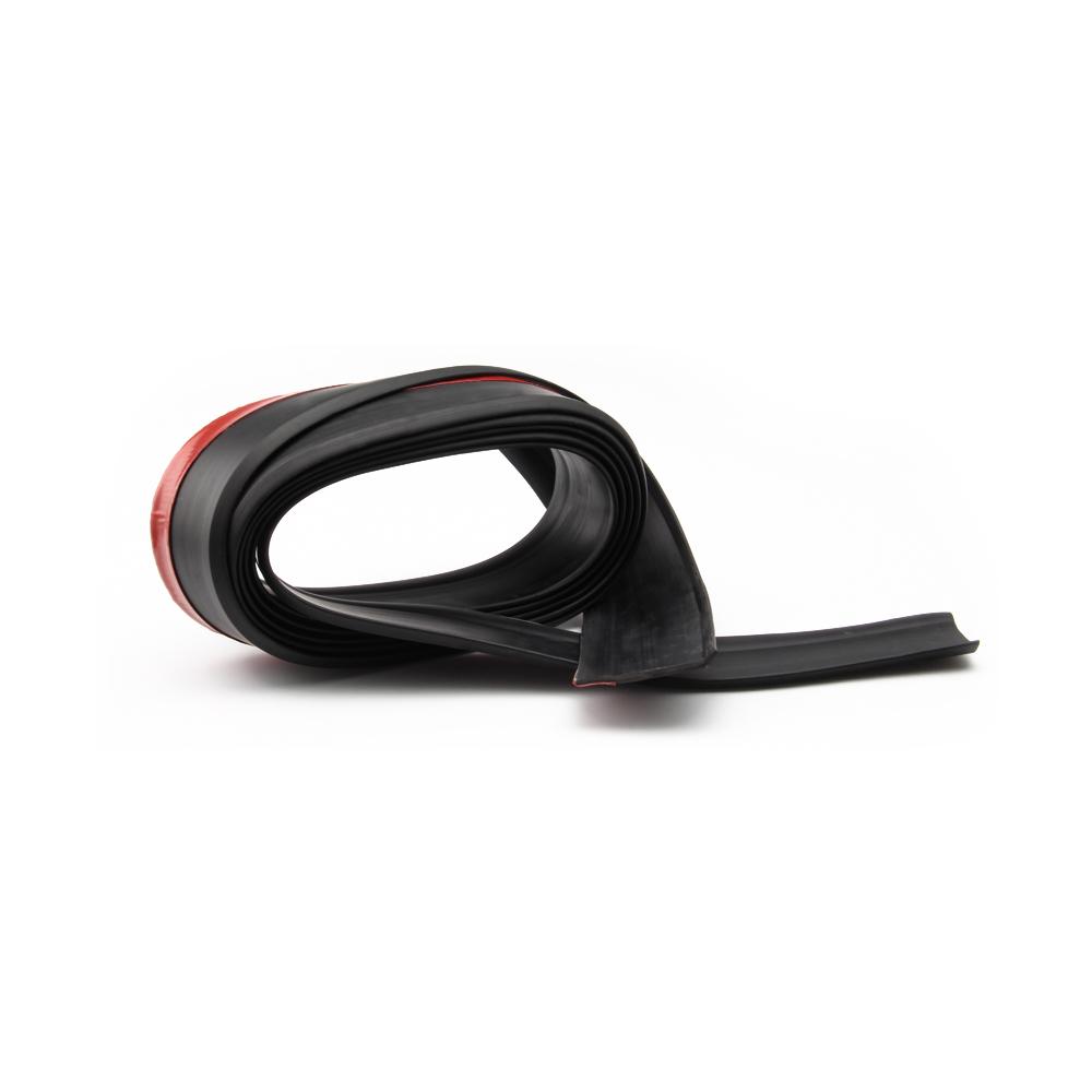 2,5M Bil Främre Stötfångare Läpp Gummi Universell Stötfångarskydd kolfiber Gummi Bil Stötfångarskydd Främre Stötfångare