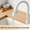 50PCS Faucet Filter Cotton Safe Tap Water Pre-Filter Pads Anti-Splashing for Daily Washing Kitchen Bathroom Use