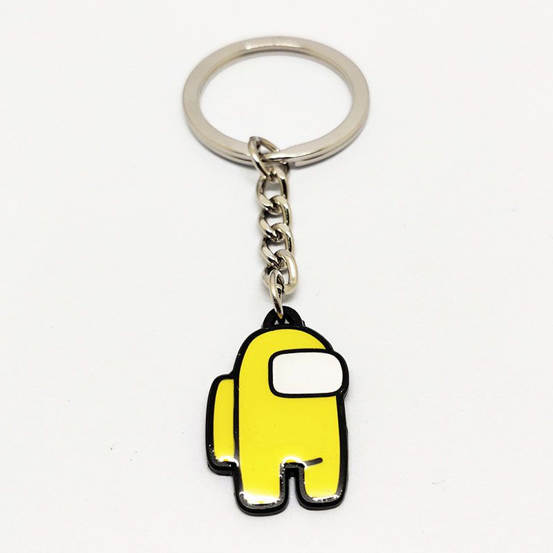 Keyrings Crewmate Car Keychains Schoolbag Buckles Xmas Kids Fans Gift