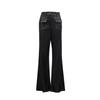 Veromoda 2024 Early Autumn Faux Leather Wide-Leg Pants