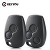 KEYYOU 5PCS For Renault Megane Modus Espace Laguna Duster Logan Sandero Clio Kango 2/3 Buttons Key Case