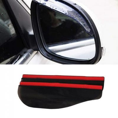 Black Rear View Side Mirror Rain Board Eyebrow Guard Sun Visor Rainproof Clear