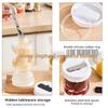 Patent Pickle Jar with Dry/Wet Separation and Fork - Portable, Sealed, Fresh-Keeping