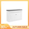 SoBuy FSR82-L Schuhkipper Schuhschrank mit Klappe Schuhbank mit Sitzpolster Schuhkommode Bank BHT ca.. 75x51x24cm