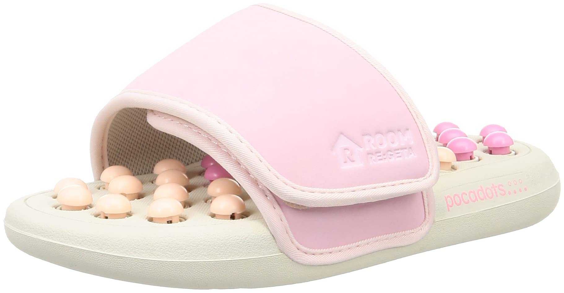 

Regetta Room Комнатные Regetta Регулируемые на липучке Облегчение стопы Антибактериальные и XL CHR-007 Сандалии, В горошек, Лента, Размер, Акупрессура, Рефлексология, розовый