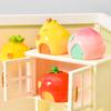 Mini House Micro Landscape Decoration Cartoon Tiny Fruit Shaped House Miniature Resin Figurine for Plant Pot Fairy Garden Accessory