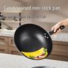Chuidahuang Non-Coated Wrought Iron Wok with Lid