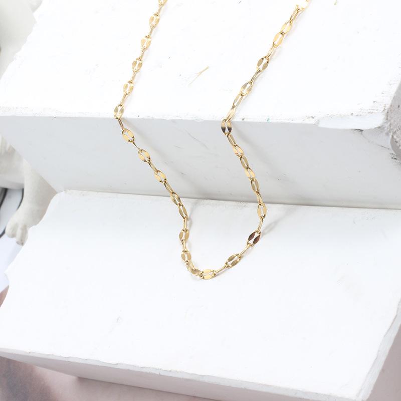 18K Gold Stainless Steel Clavicle Necklace - Sexy Ins Style