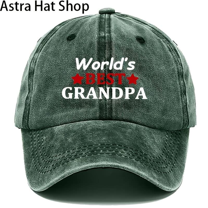 Trendy Baseball Cap with a Creative Grandpa Slogan a MustHave for Family Gatherings 1pc