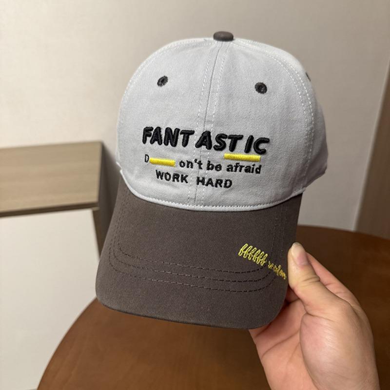 

Street heavy industry embroidery letters casual fashion baseball cap multi-color versatile men s and women s soft top temperament cap Adjustable серый