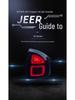 LED Taillight Assembly for 2011-2015 Jeep Compass: Includes Daytime Running Lights and Turn Signals.