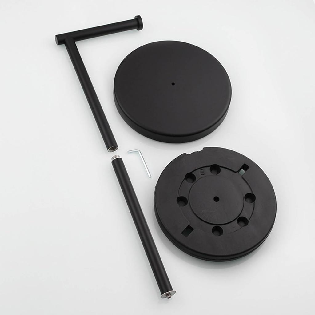 Toilet Paper Holder Stand, Free Standing Toilet Paper Holder, Stainless Steel Toilet Tissue Paper Roll Storage Holder Stand,Pedestal Tissue Dispenser