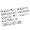 ZDVK6 4X4 FABIA KAMIQ KAROQ KODIAQ OCTAVIA RAPID SUPERB YETI skoda letter logo car stickers for Skoda series refit trunk accessories